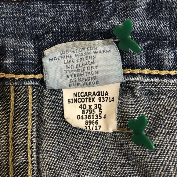 PBX Basics Denim Blue Jeans, Size 40x30 - Picture 12 of 15